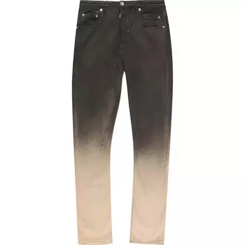 Джинсы Rick Owens Drkshdw Detroit Cut Denim, серый/бежевый