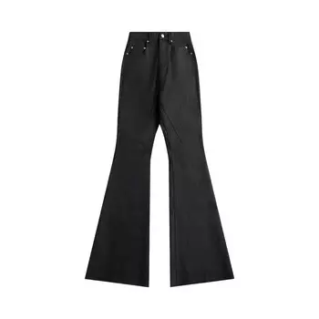 Джинсы Rick Owens Waxed Bolan Jeans Black, черный