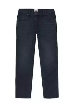 Джинсы "River Cloudy" из хлопковой смеси с карманами-перекидками Wrangler, синий