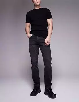 Джинсы River Island облегающего кроя черного цвета