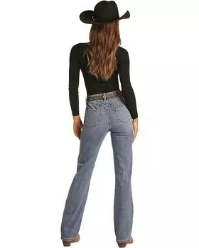 Джинсы Rock and Roll Cowgirl Back Yoke Detail in Medium Vintage RRWD4HRZQ3, цвет Medium Vintage