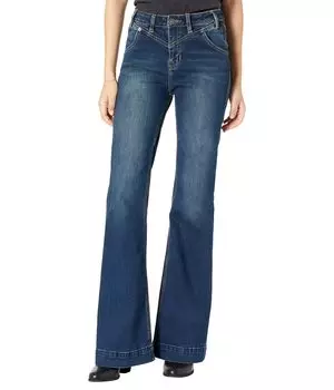 Джинсы Rock and Roll Cowgirl, High-Rise Trousers in Night Blue W8H3522