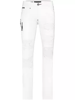 Джинсы Rock Star Philipp Plein, белый