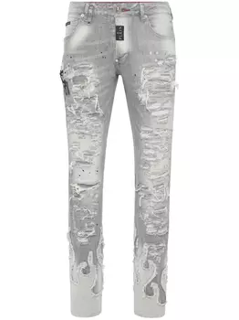 Джинсы Rock Star Philipp Plein, серый