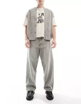 Джинсы Ron Skate Fit серого цвета Jack & Jones