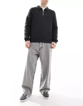 Джинсы Ron Skateter серого цвета Jack & Jones
