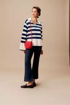 Джинсы Rosa с расклешенными штанинами Monsoon, синий