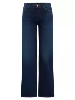 Джинсы Rosie с высокой посадкой и широкими штанинами Hudson Jeans, цвет poseidon