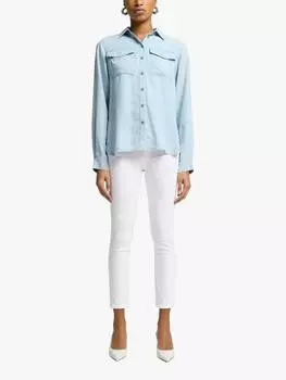 Джинсы roxanne 7 For All Mankind, белый