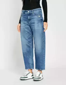 Джинсы с 5 карманами GANG "94IDA", укороченные, синий