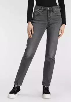 Джинсы с 5 карманами Levi's "501 Long", коллекция 501, серый