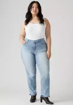 Джинсы с 5 карманами Levi's Plus "314 PL SHAPING", эластичные, цвет Twice The Time Plus