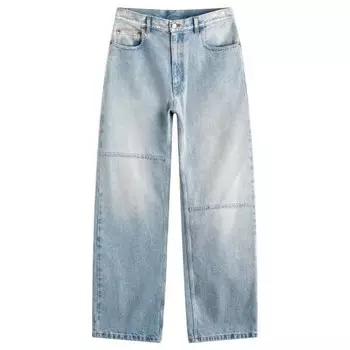 Джинсы с 5 карманами Mm6 Maison Margiela, голубой