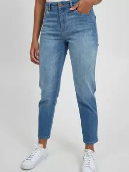 Джинсы с 5 карманами пзлива Pulz Jeans, синий