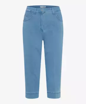 Джинсы с 5 карманами RAPHAELA by BRAX "Стиль CORRY CAPRI", джинсовый