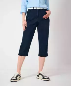 Джинсы с 5 карманами RAPHAELA by BRAX "Стиль CORRY CAPRI", синий