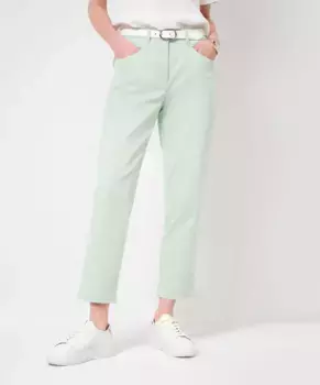 Джинсы с 5 карманами RAPHAELA by BRAX "Стиль CAREN NEW 6/8", зеленый