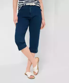 Джинсы с 5 карманами RAPHAELA by BRAX "Стиль CORRY CAPRI", синий