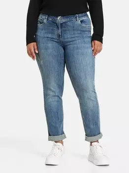 Джинсы с 5 карманами Samoon, синий