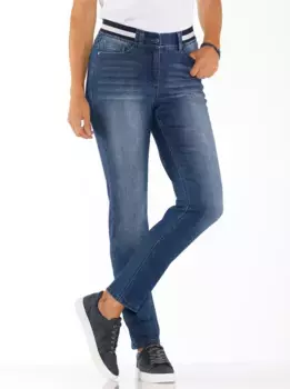 Джинсы с 5 карманами в стиле casual Looks (1 шт.), синий