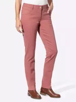 Джинсы с 5 карманами в стиле casual Looks (1 шт.), цвет Rosenholz