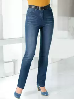 Джинсы с 5 карманами в стиле casual Looks (1 шт.), синий