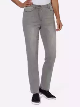 Джинсы с 5 карманами в стиле casual Looks (1 шт.), серый