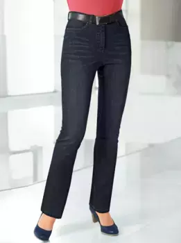Джинсы с 5 карманами в стиле casual Looks (1 шт.), синий