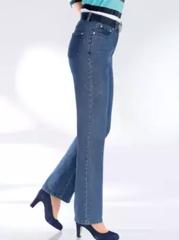 Джинсы с 5 карманами в стиле casual Looks (1 шт.), синий