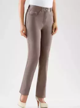 Джинсы с 5 карманами в стиле casual Looks (1 шт.), коричневый