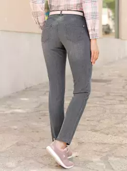 Джинсы с 5 карманами в стиле casual Looks (1 шт.), джинсовый
