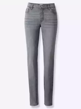 Джинсы с 5 карманами в стиле casual Looks (1 шт.), джинсовый