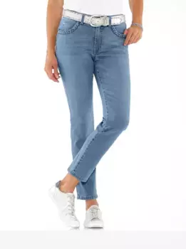 Джинсы с 5 карманами в стиле casual Looks (1 шт.), цвет Blue-Bleached
