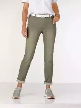 Джинсы с 5 карманами в стиле casual Looks (1 шт.), хаки