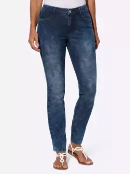 Джинсы с 5 карманами в стиле casual Looks (1 шт.), синий