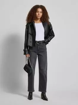 Джинсы с 5-карманным дизайном Calvin Klein Jeans, антрацит