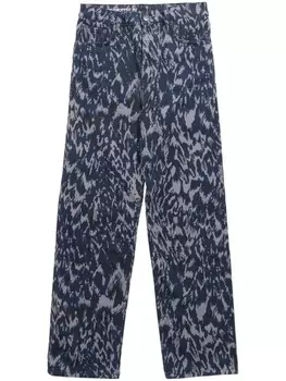 Джинсы с абстрактным рисунком Bimba y Lola, синий