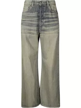 Джинсы с эффектом потертостей Diesel, синий