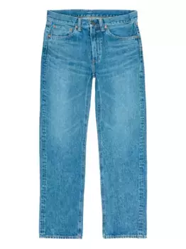 Джинсы с эффектом потертости Blue Blue Japan, синий