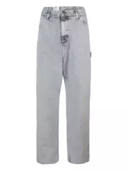 Джинсы с эффектом потертости CARHARTT WIP, серый