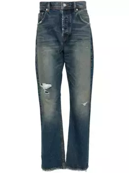 Джинсы с эффектом потертости Enfants Riches Dprims, синий