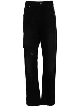 Джинсы с эффектом потертости Enfants Riches Dprims, черный