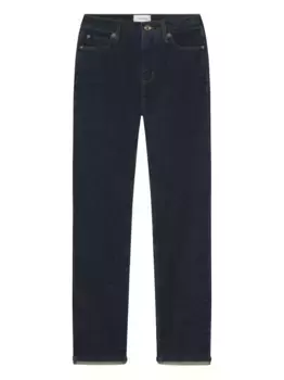 Джинсы с эффектом потертости FRAME, синий