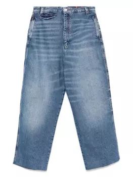 Джинсы с эффектом потертости Tommy Hilfiger, синий