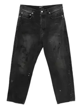 Джинсы с эффектом разбрызганной краски Enfants Riches Dprims, черный