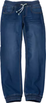 Джинсы с эластичным поясом и усилителем Шнур синий размер. 116 1ч ALANA