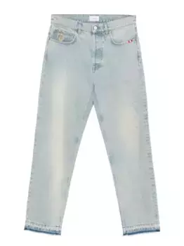 Джинсы с бахромой AMISH, синий