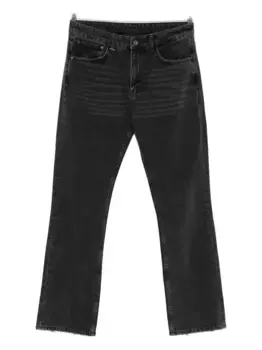 Джинсы с бахромой FLNEUR, черный