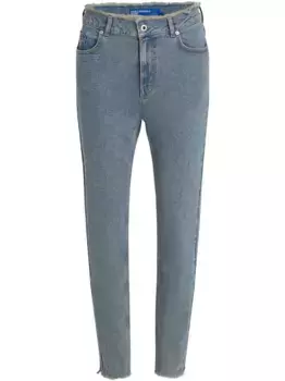 Джинсы с бахромой Karl Lagerfeld Jeans, синий