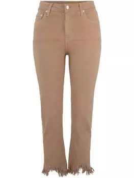 Джинсы с бахромой Simkhai, коричневый